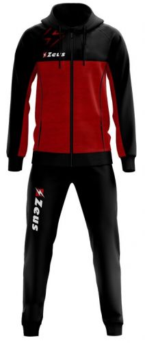 Zeus Trainingsanzug Olympia rot-schwarz