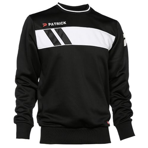 Patrick Trainings-Sweatshirt Impact schwarz-weiß