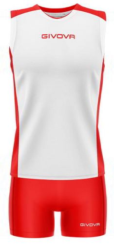 Givova Damen Trikot Piper weiß-rot