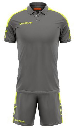 Givova Trikot Play grau-neongelb