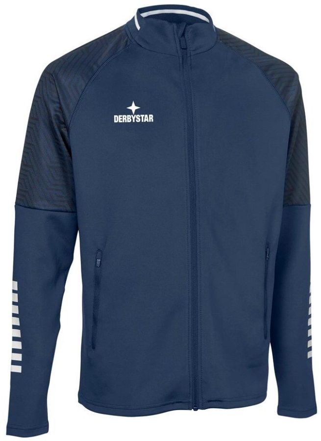 Derbystar Trainingsjacke Primo navyblau-weiß