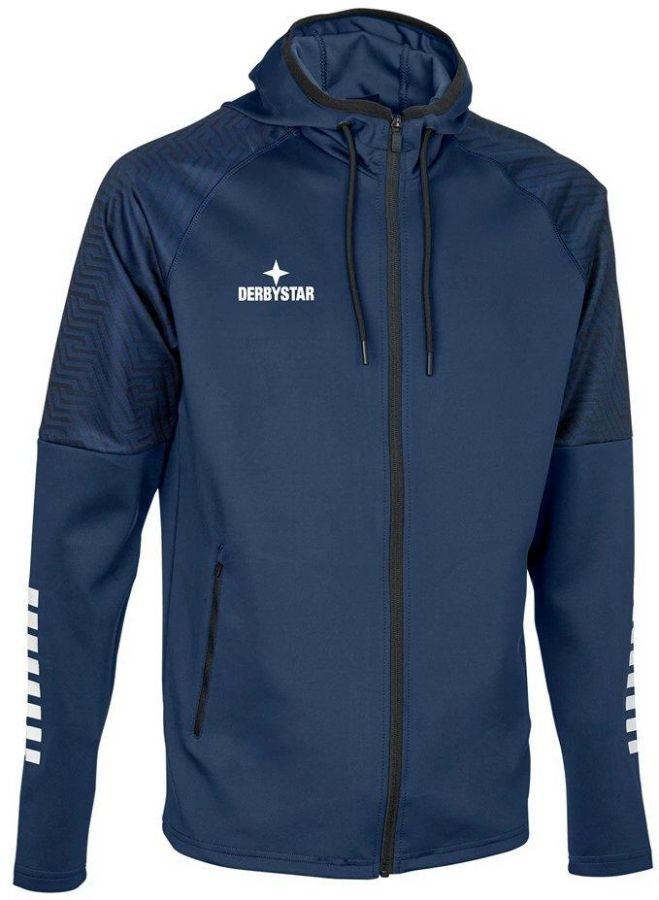 Derbystar Kapuzenjacke Primo navyblau-weiß
