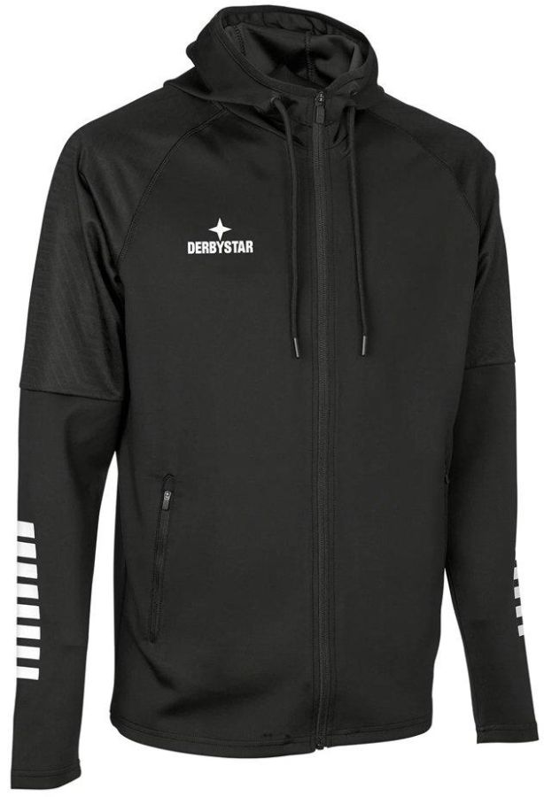 Derbystar Kapuzenjacke Primo schwarz-weiß
