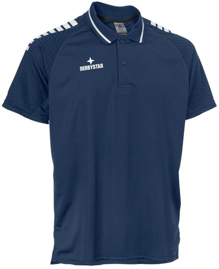 Derbystar Poloshirt Primo blau-weiß