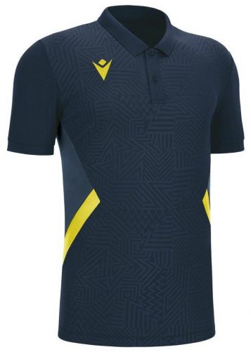 Macron Poloshirt Rap blau-gelb