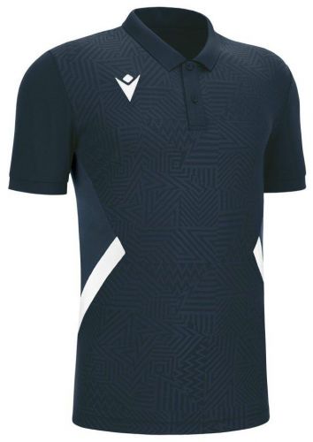 Macron Poloshirt dunkelblau-weiß