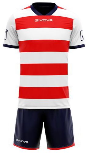 Givova Trikot Rugby rot-weiß-blau gestreift