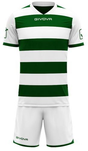 Givova Trikot Rugby grün-weiß gestreift
