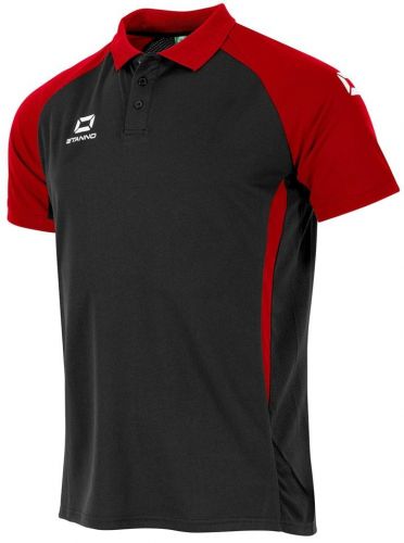 Stanno Poloshirt Stadio schwarz-rot