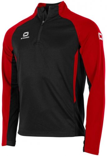 Stanno 1/4-Zip Stadio schwarz-rot