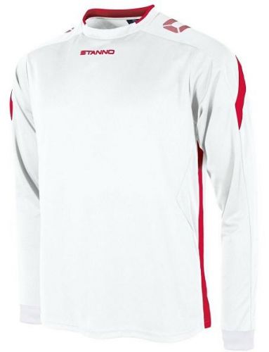 Stanno Langarmtrikot Drive weiß-rot