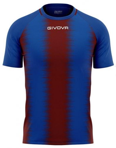 Givova Trikot Stripe blau-weinrot gestreift