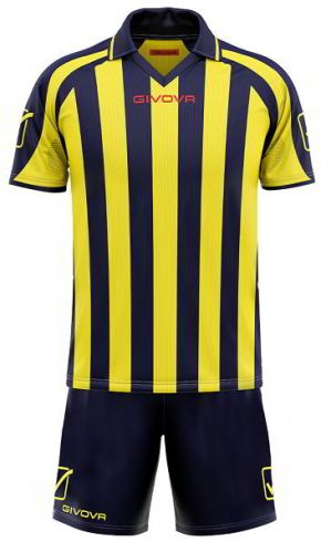 Givova Trikot Supporter blau-gelb gestreift