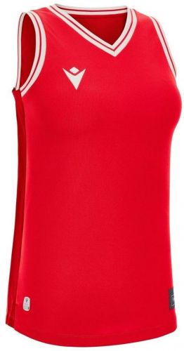 Macron Damen Basketball Shirt Tellurium rot