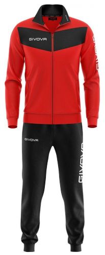 Givova Trainingsanzug Visa rot-schwarz