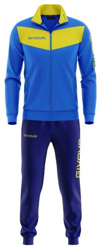 Givova Trainingsanzug Visa blau-gelb-dunkelblau
