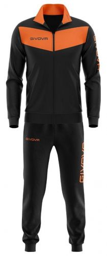 Givova Trainingsanzug Visa schwarz-orange