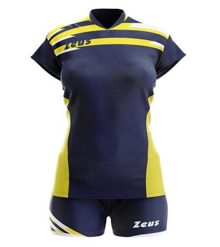 Zeus Damen Trikot Itaca blau-gelb-weiß