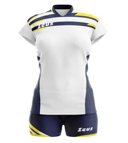 Zeus Damen Trikot Itaca weiß-blau-gelb
