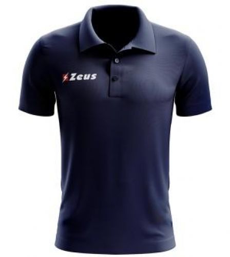 Zeus Poloshirt Basic blau