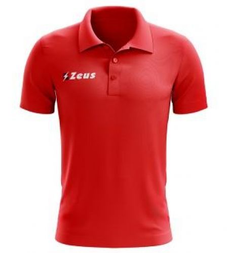 Zeus Poloshirt Basic rot