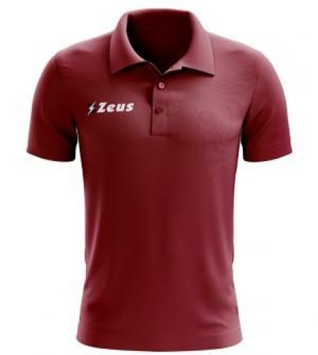 Zeus Poloshirt Basic weinrot
