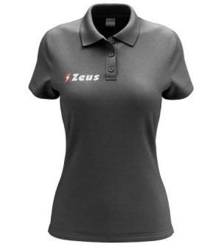 Zeus Damen Poloshirt Promo dunkelgrau