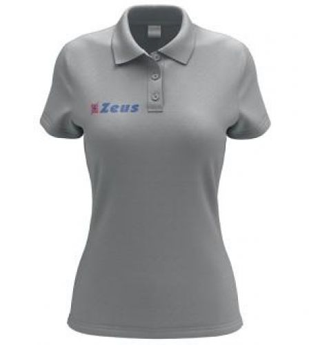 Zeus Damen Poloshirt Promo grau