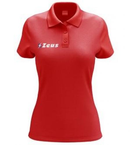 Zeus Damen Poloshirt Promo rot