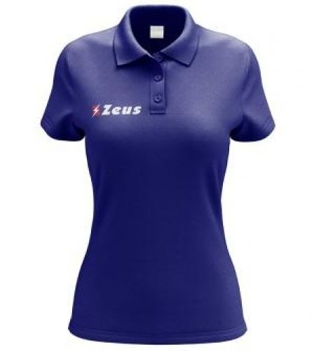 Zeus Damen Poloshirt Promo blau