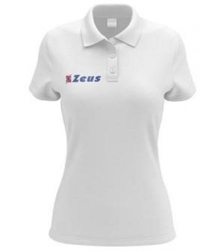 Zeus Damen Poloshirt Promo weiß