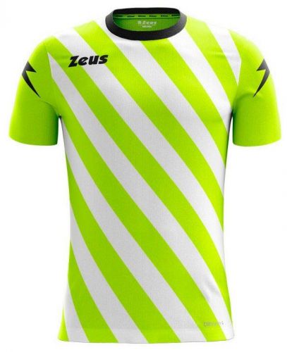 Zeus Trikot Zip neongelb-weiß