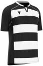 Macron Rugby Trikot Alabaster schwarz-weiß